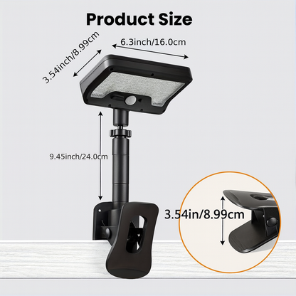 SolarPrime™ 360° Clip Motion Solar Lamp