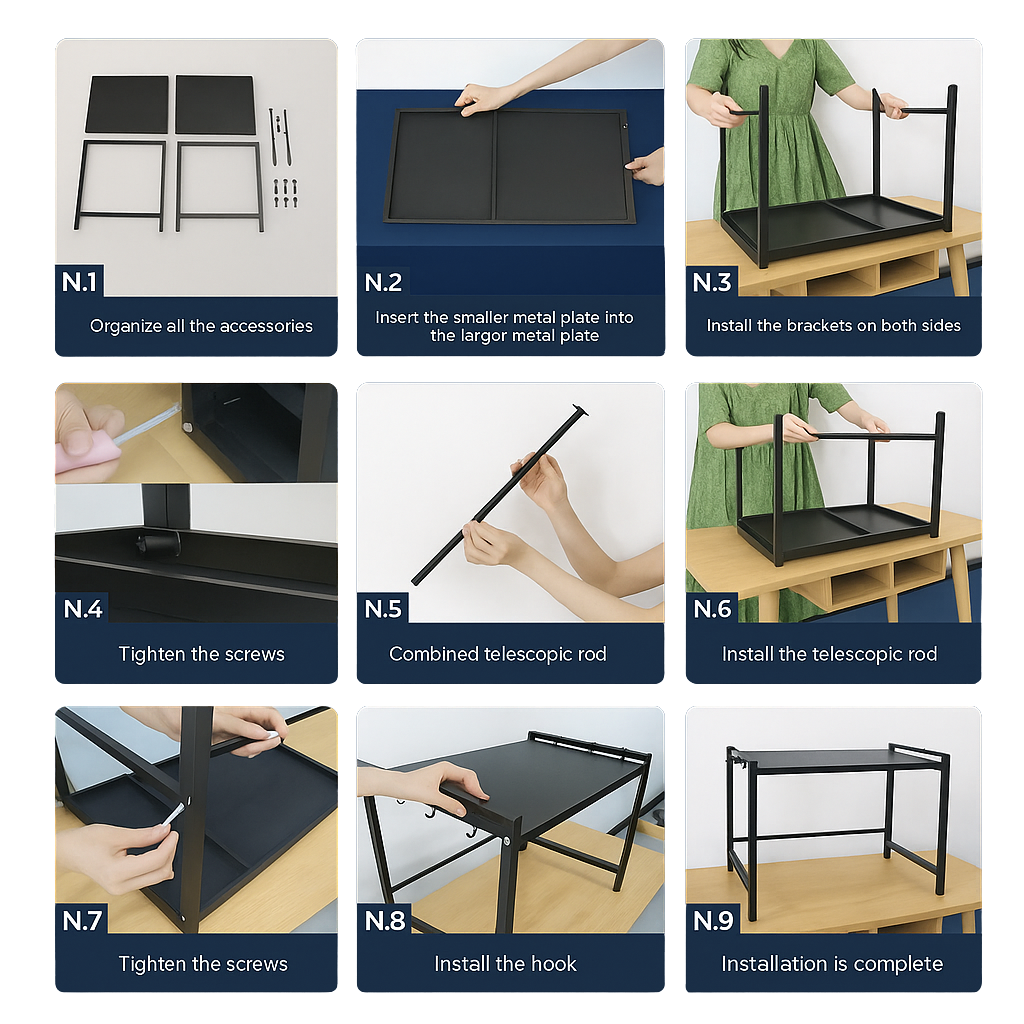 SpaceRack™ Expandable Kitchen Shelf