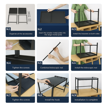 SpaceRack™ Expandable Kitchen Shelf