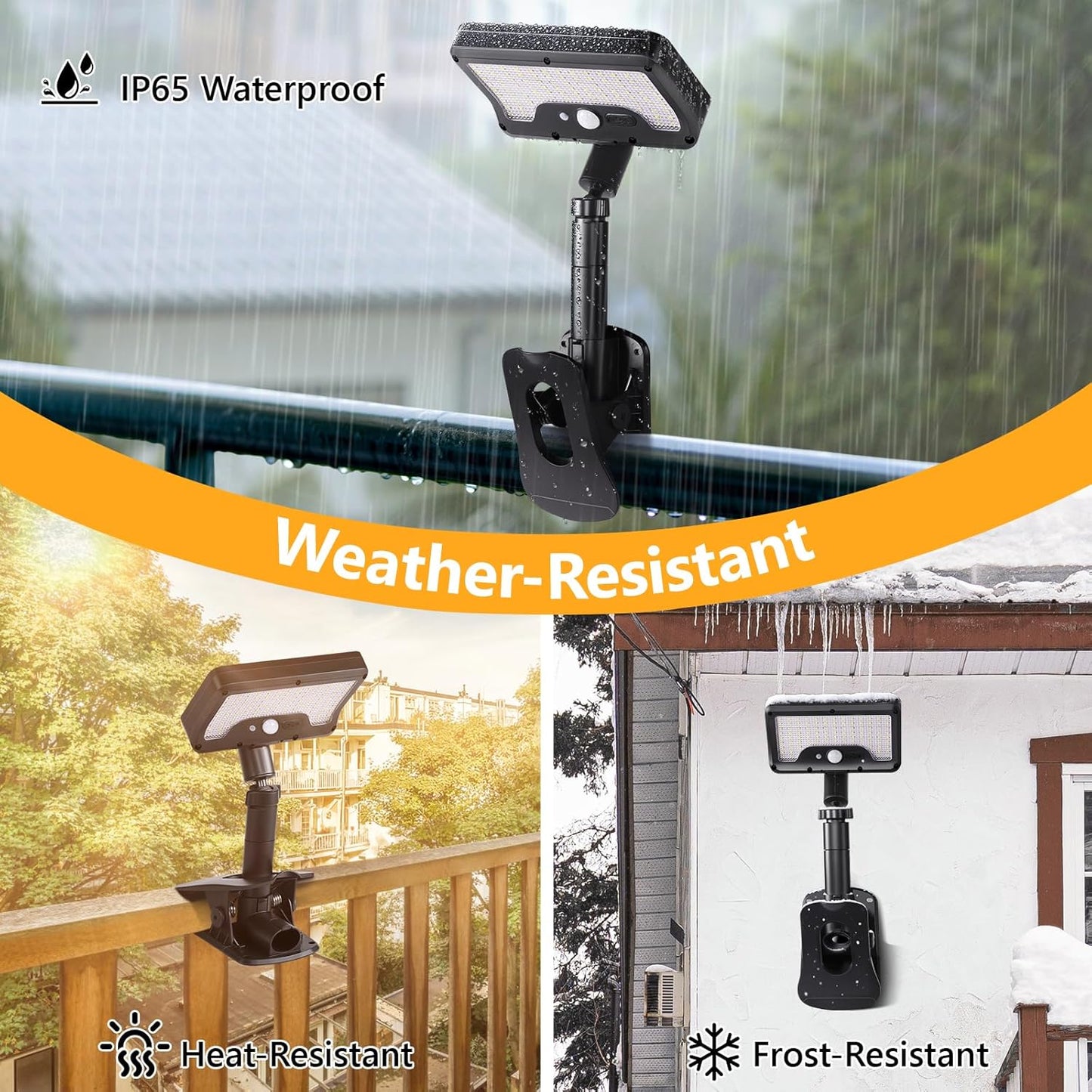 SolarPrime™ 360° Clip Motion Solar Lamp