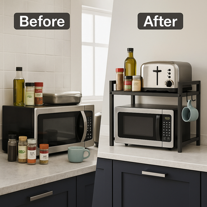 SpaceRack™ Expandable Kitchen Shelf