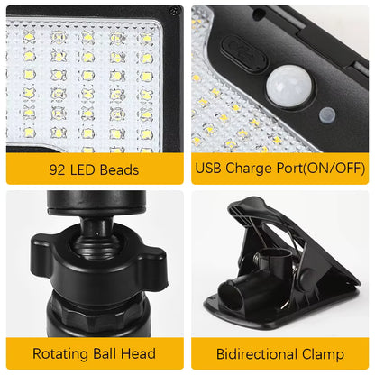 SolarPrime™ 360° Clip Motion Solar Lamp